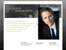 Tablet Screenshot of colinainsworth.ca